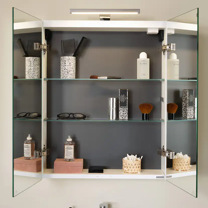 Möbelpaket Vedum Free 615 Compact Maja med Tvättställ och Spegelskåp Viken Vit