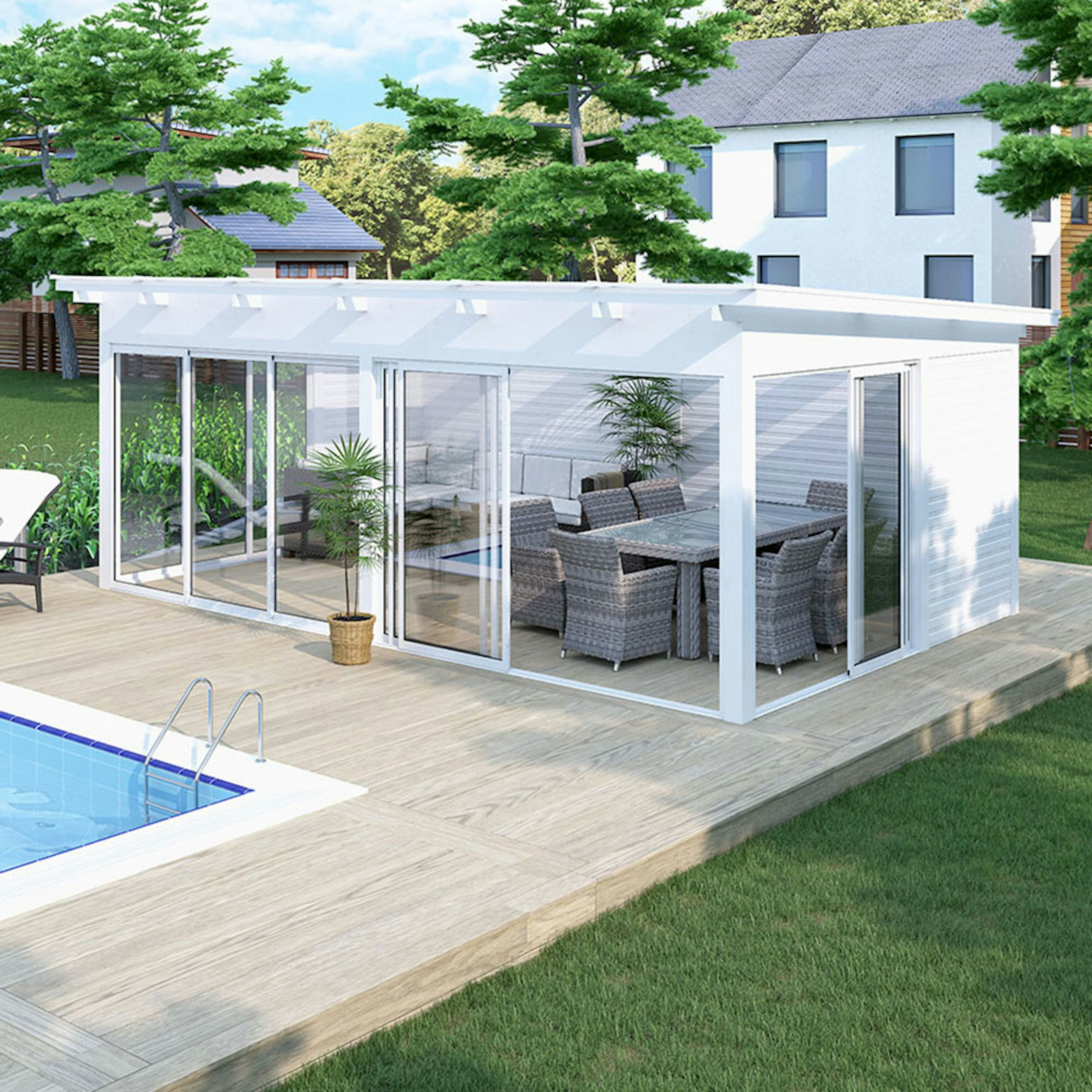 Fristående Halle Uterum 24 m2 Haverdal Alltid