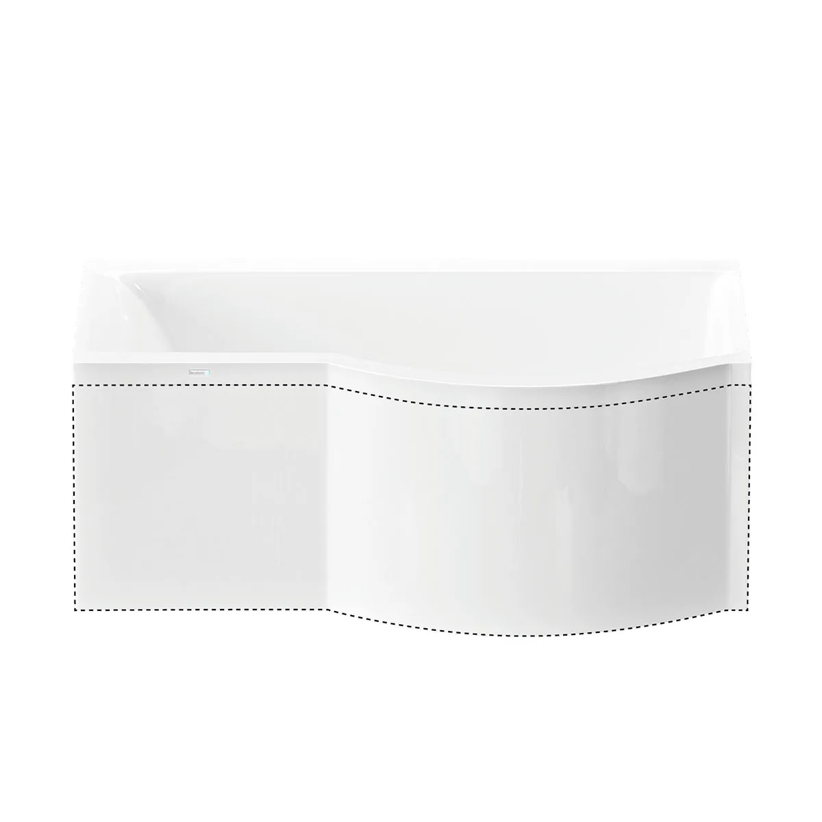 Frontpanel Nordhem till Badkar Solvik