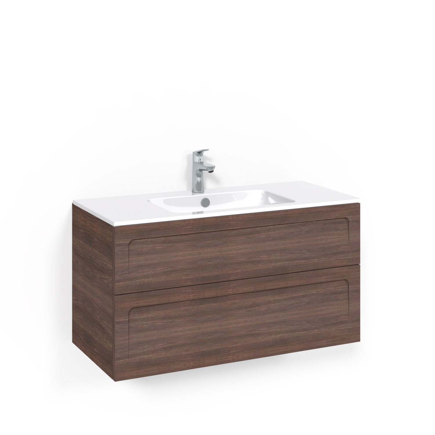 Tvättställsskåp Macro Design Crown Ramlucka Light 14