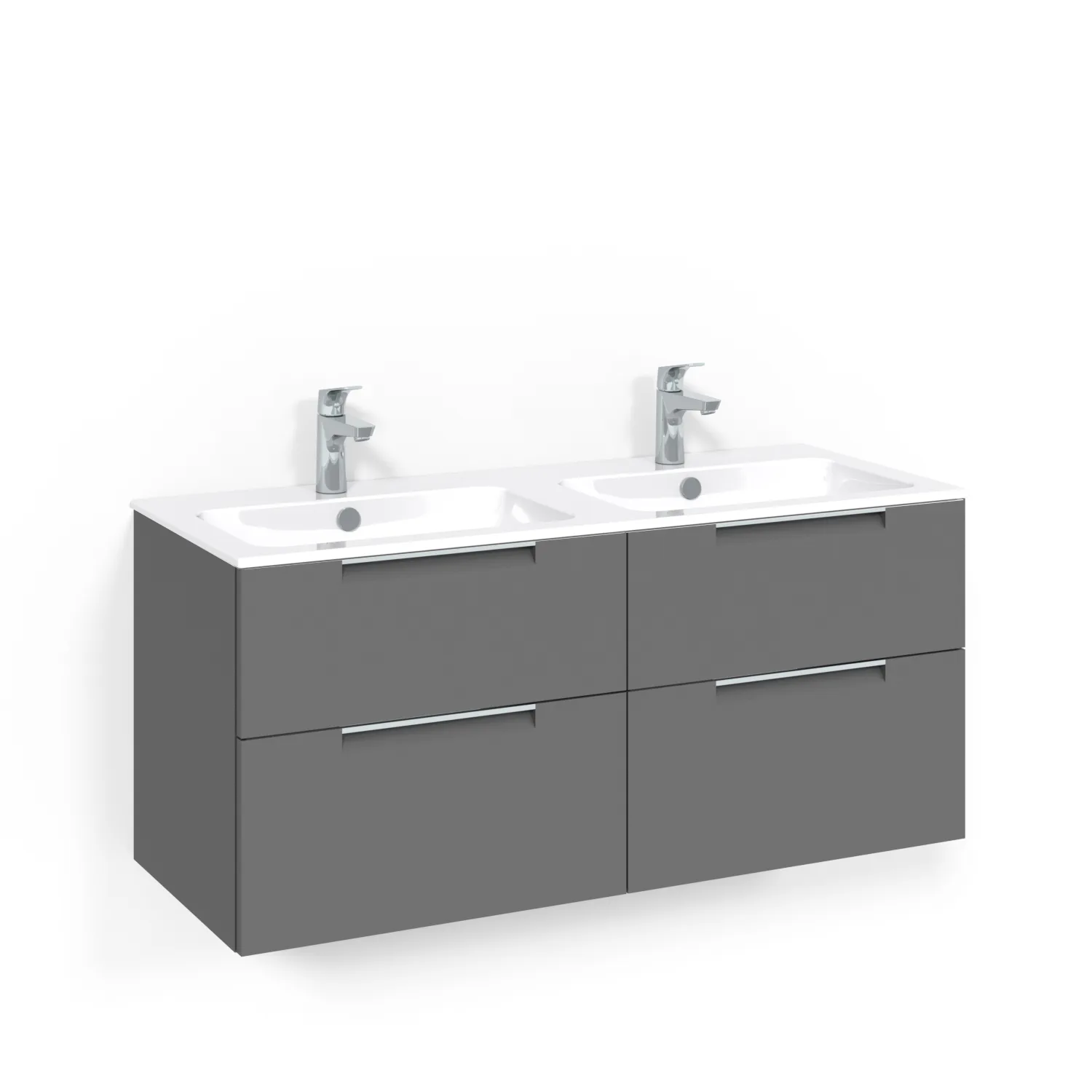 Tvättställsskåp Macro Design Crown Grip med Dubbelt Tvättställ