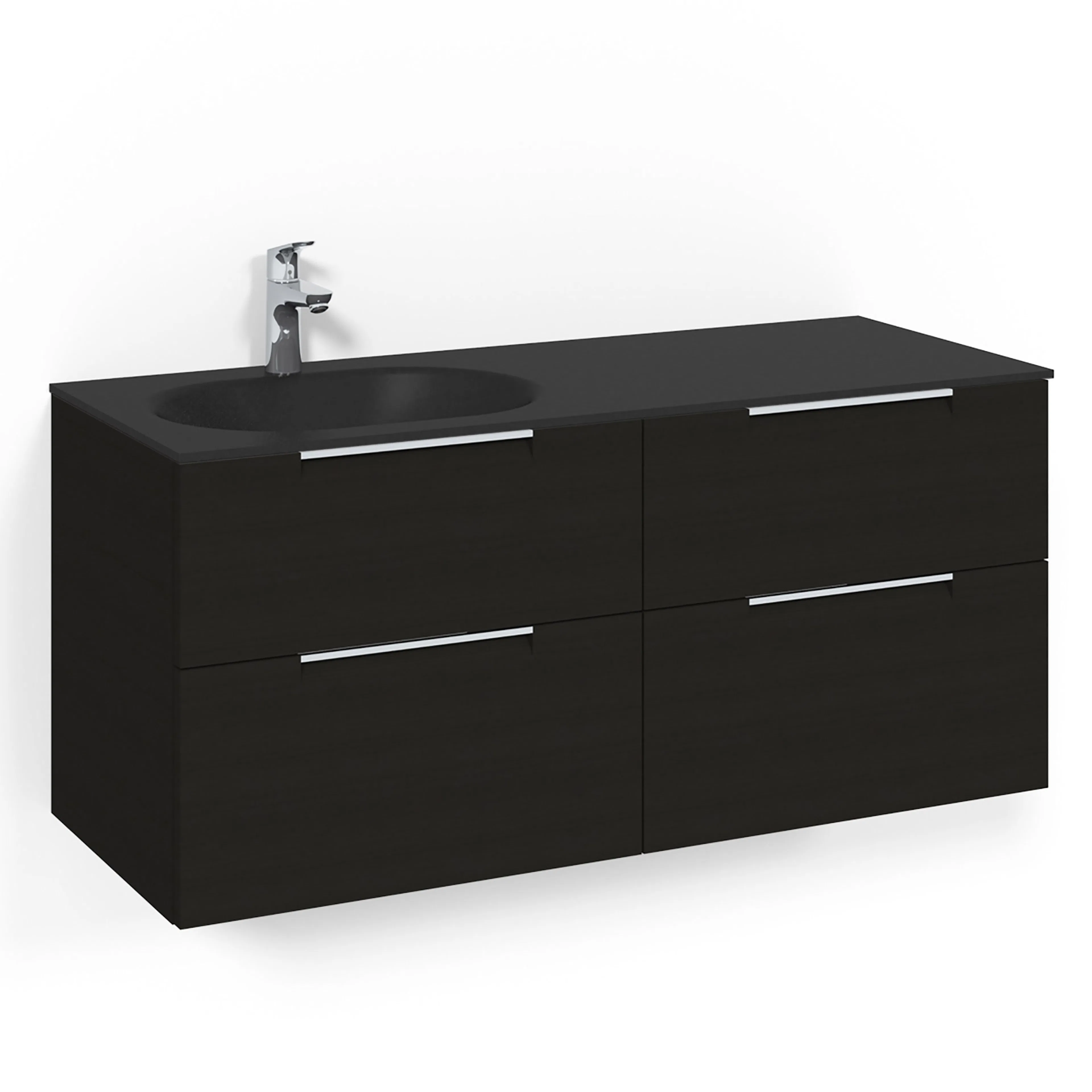 Tvättställsskåp Macro Design Crown Grip Med Glastvättställ