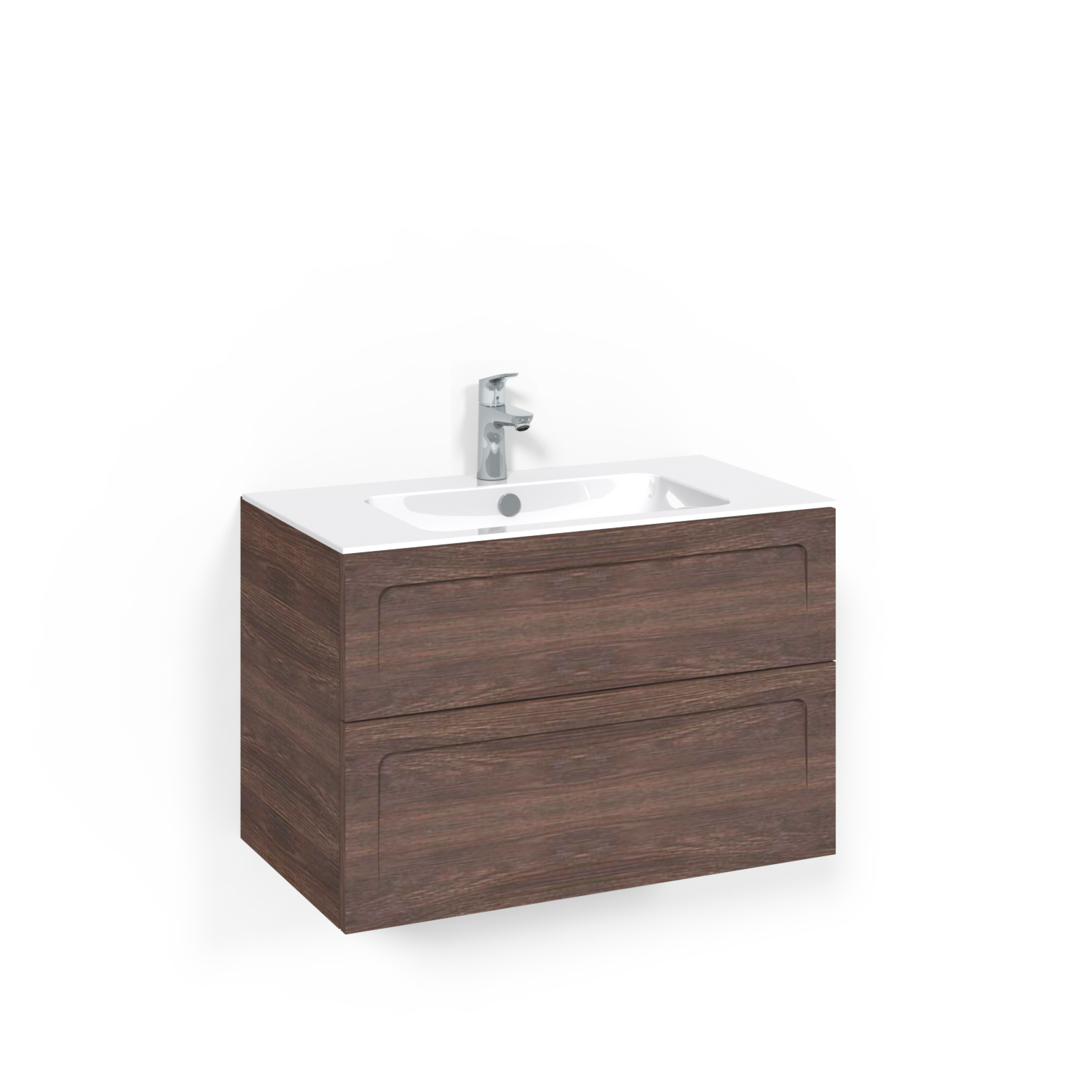 Tvättställsskåp Macro Design Crown Ramlucka Light 8