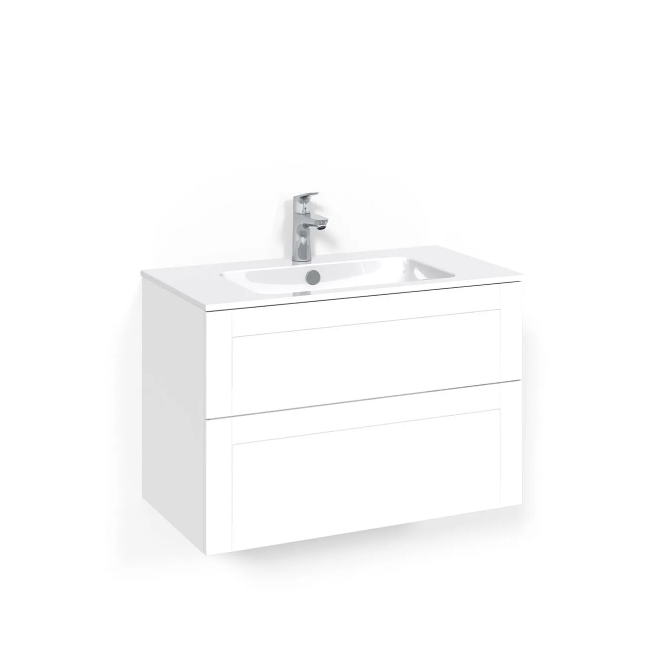 Tvättställsskåp Macro Design Crown Ramlucka Light 14