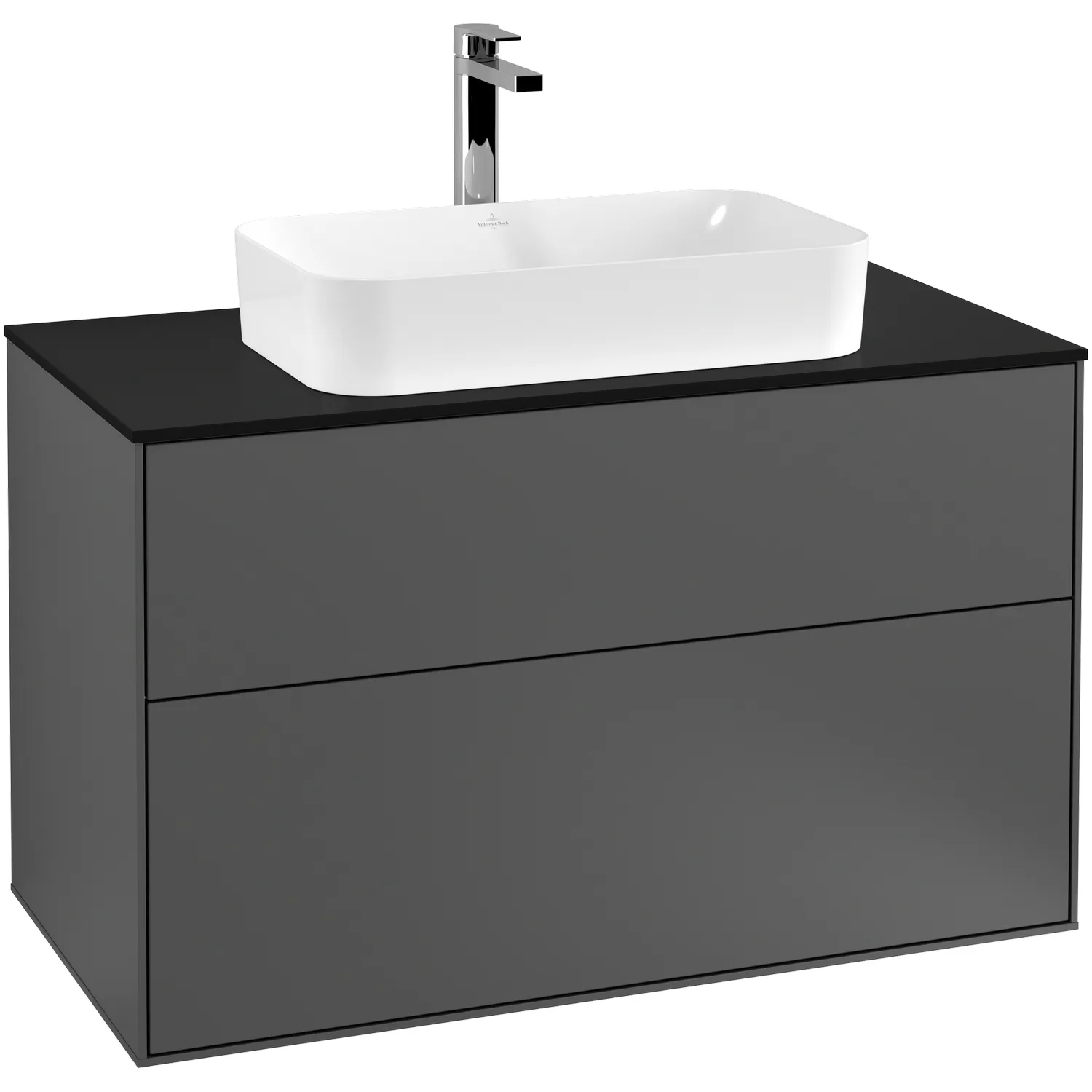 Tvättställsskåp Villeroy & Boch Finion med 2 Lådor och Bänkskiva för Fristående Tvättställ