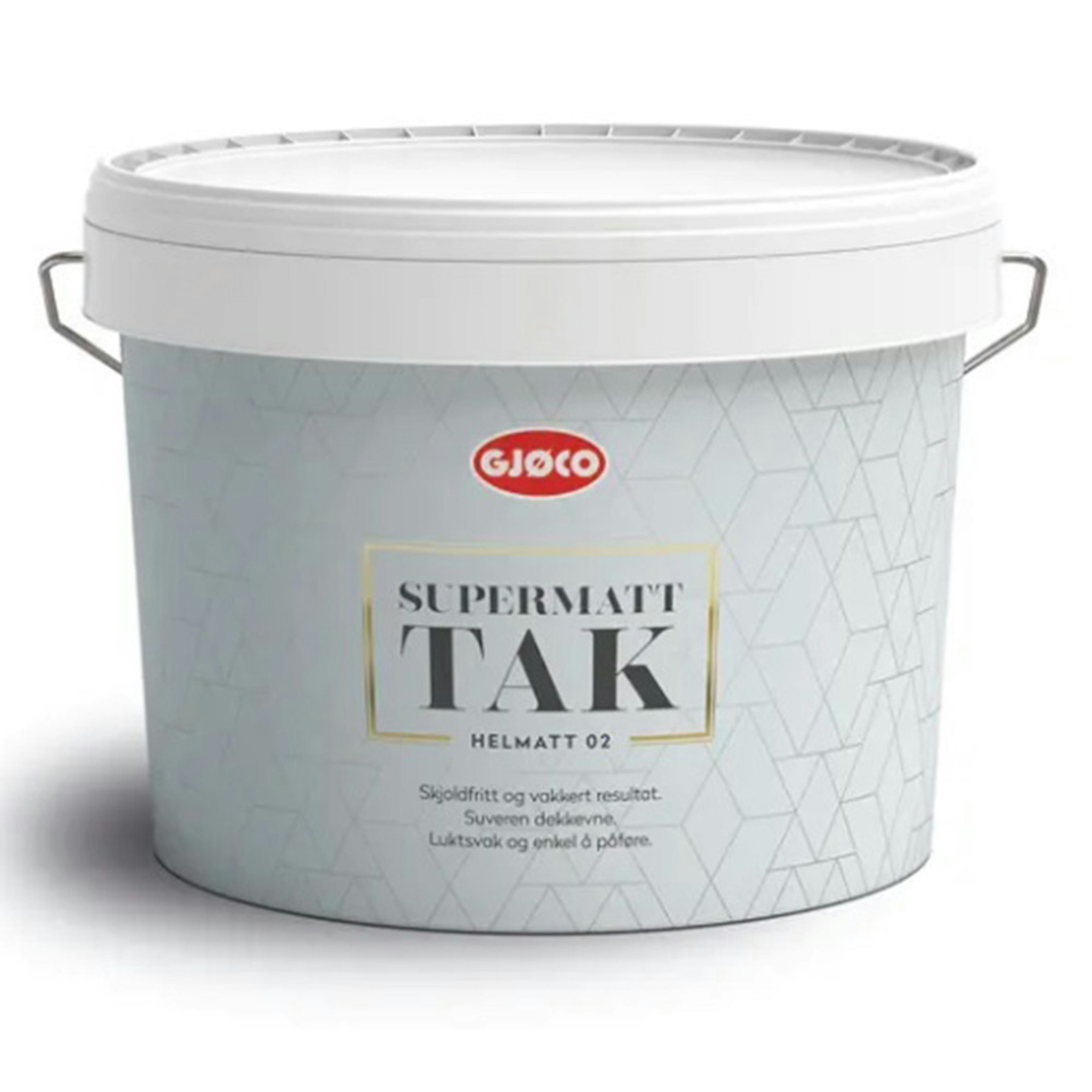 Takfärg Gjøco Supermatt Vit