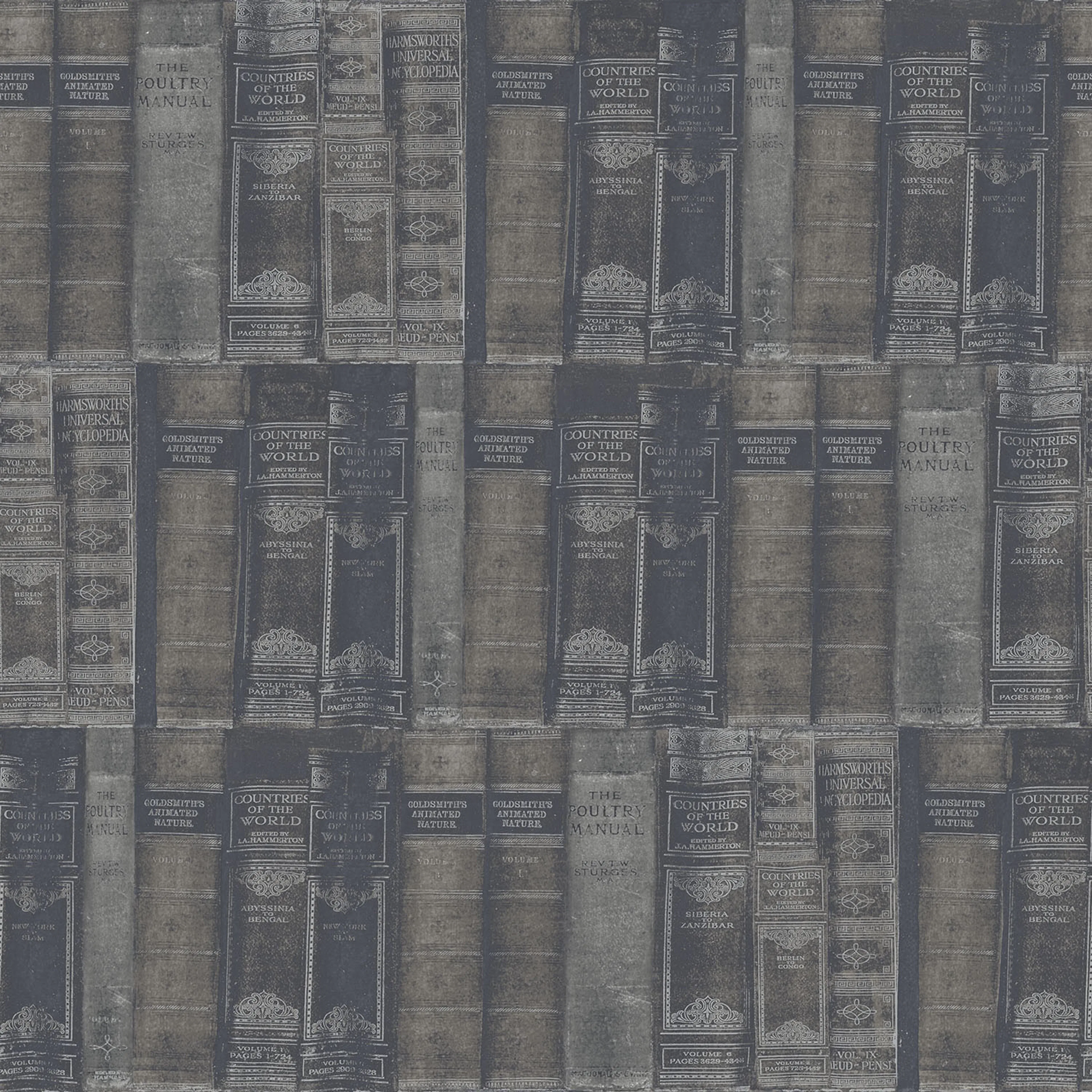 Tapet Galerie Wallcoverings Library Books G56134