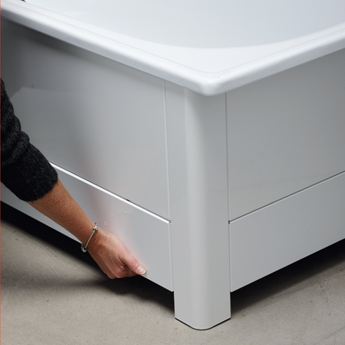 Tilläggsgavel Svedbergs till Emaljbadkar 130-170