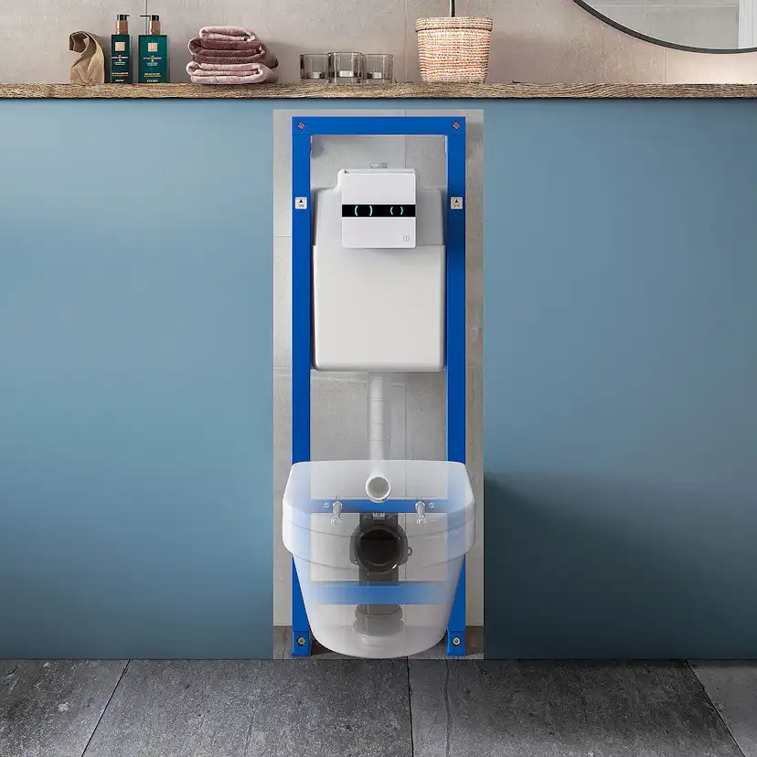 Vägghängd Toalettstol Gustavsberg Estetic All In One Komplett