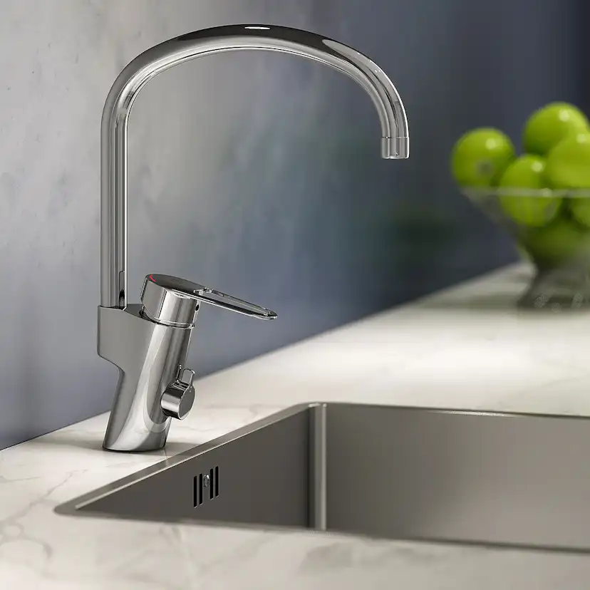 Köksblandare Gustavsberg Nya Nautic med Hög Pip