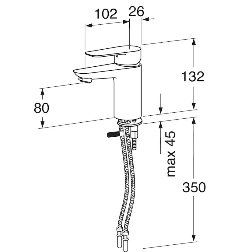Tvättställsblandare Gustavsberg Atlantic