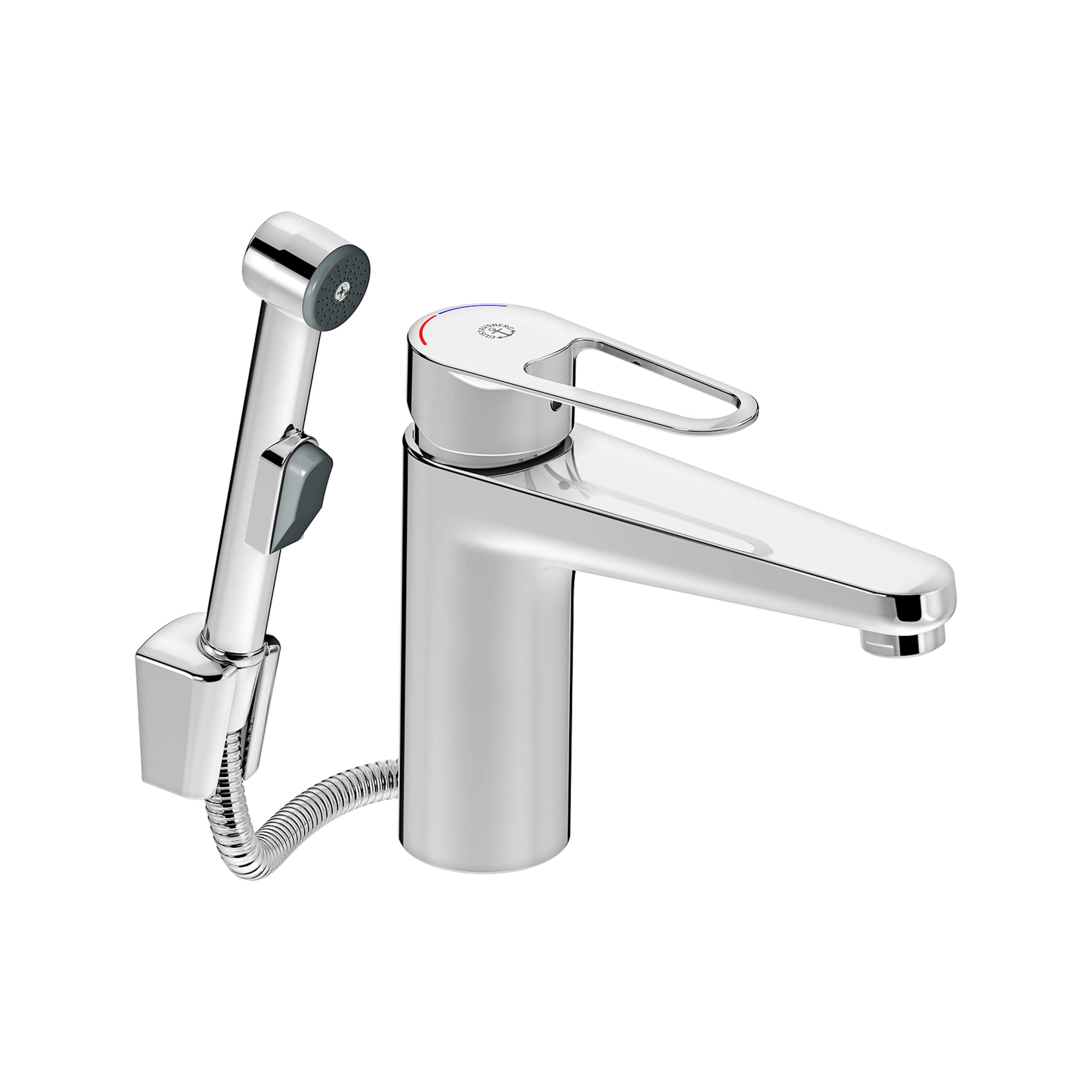 Tvättställsblandare Gustavsberg Nya Nautic 150 mm med Handdusch