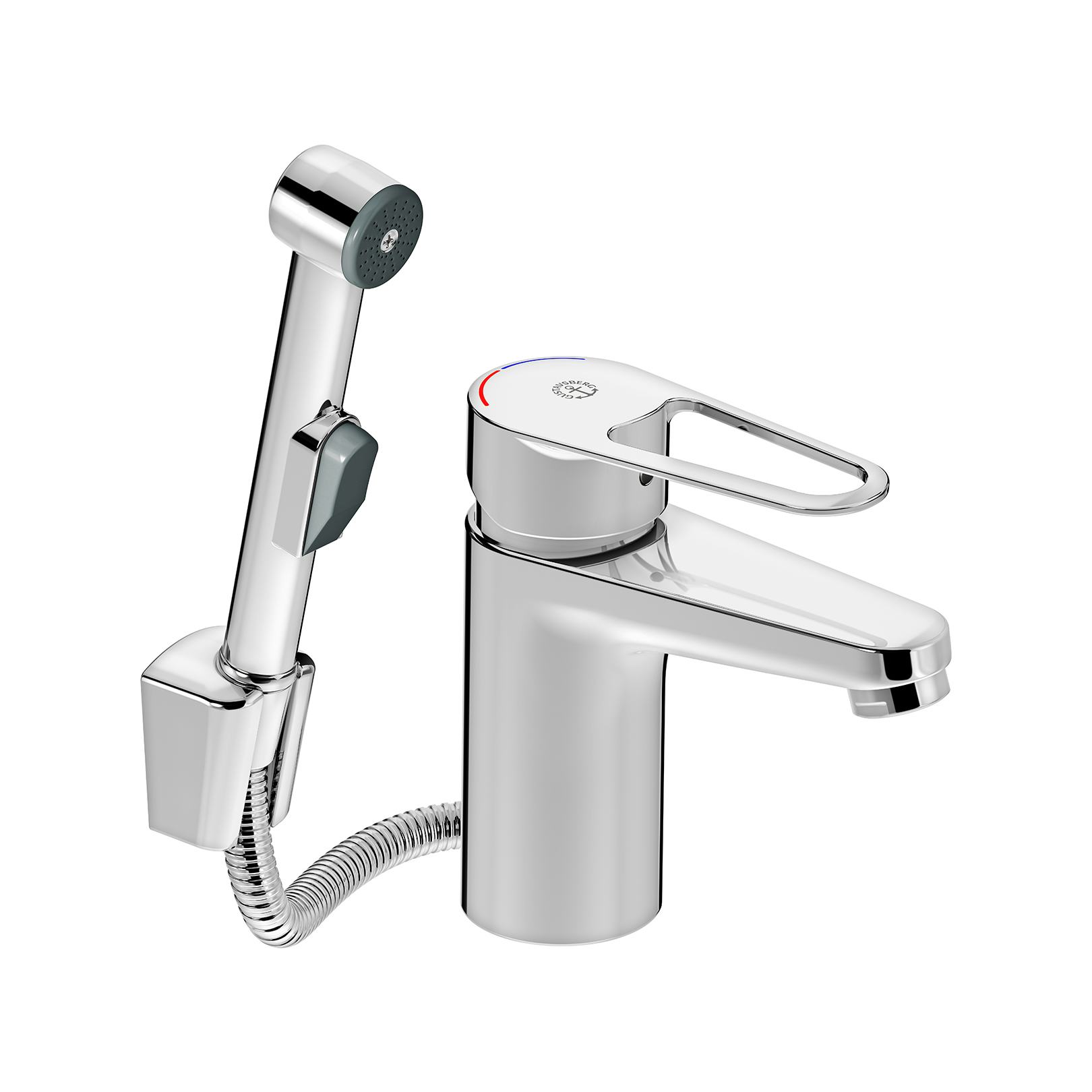 Tvättställsblandare Gustavsberg Nya Nautic med Handdusch