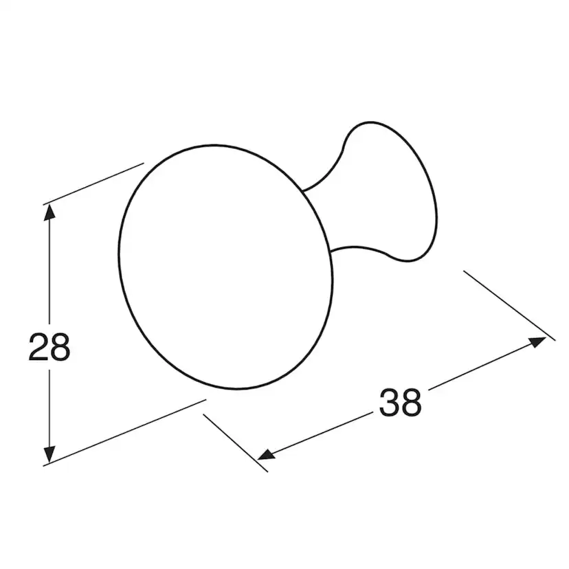 Knopp Gustavsberg K8