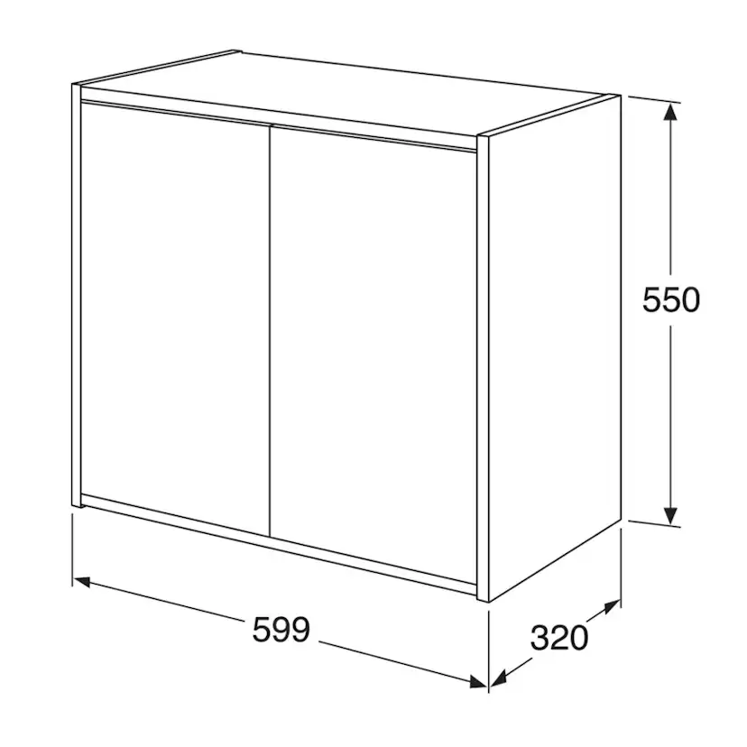 Väggskåp Gustavsberg Artic 32 cm