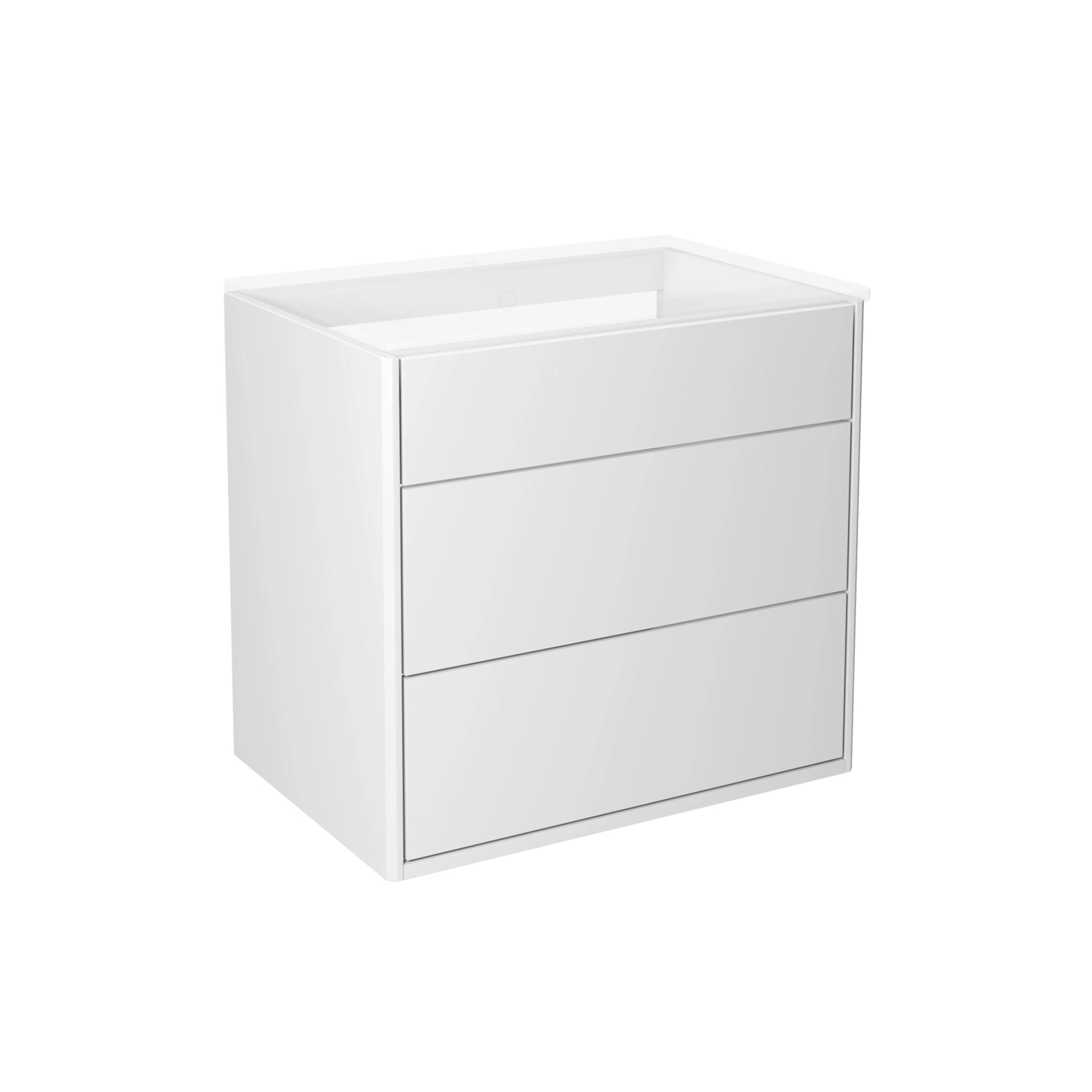 Tvättställsskåp Gustavsberg Graphic Elegans 60 cm - Fukttrög MDF för Badrum