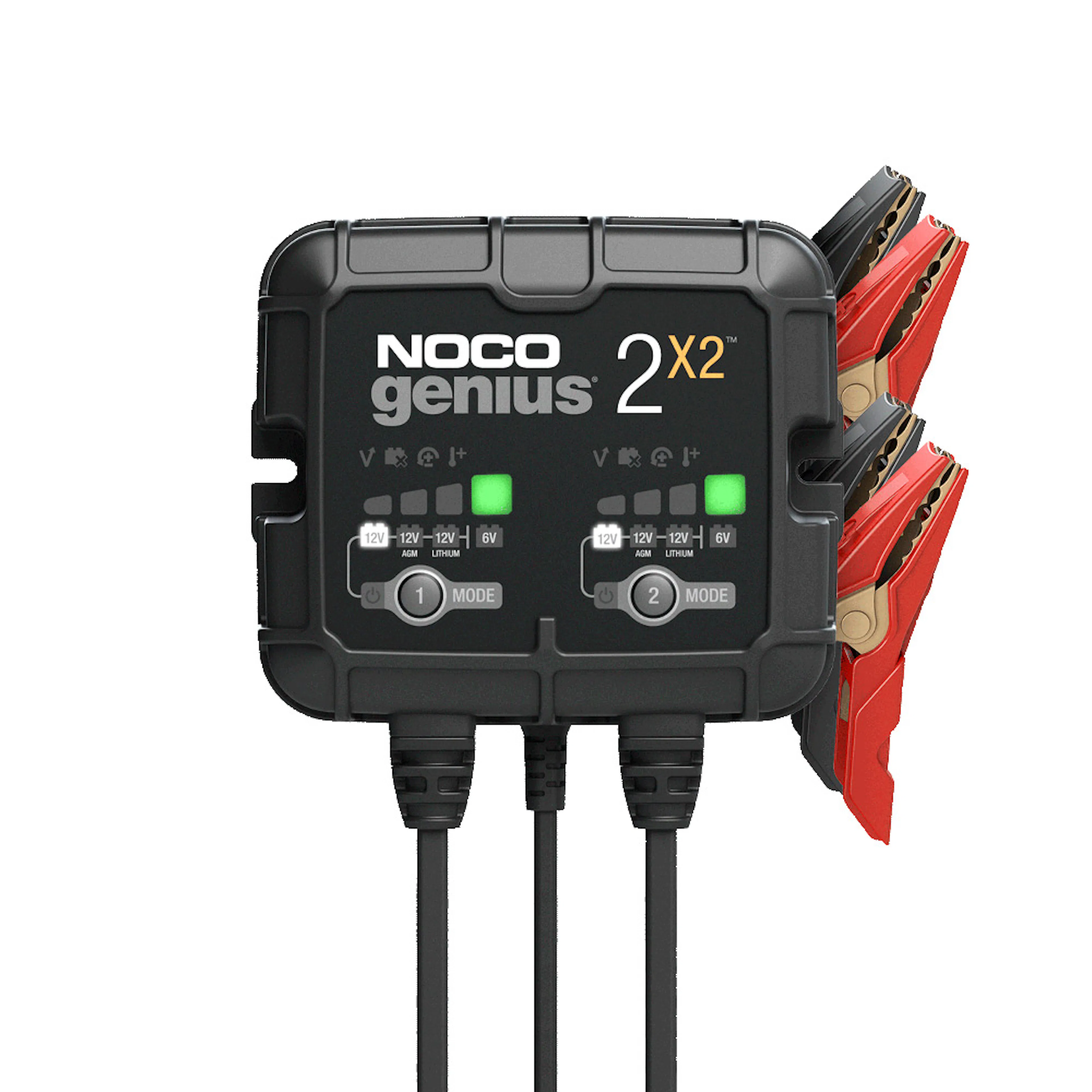 Batteriladdare Noco Genius 2X2 Till 6V och 12V 4000mA