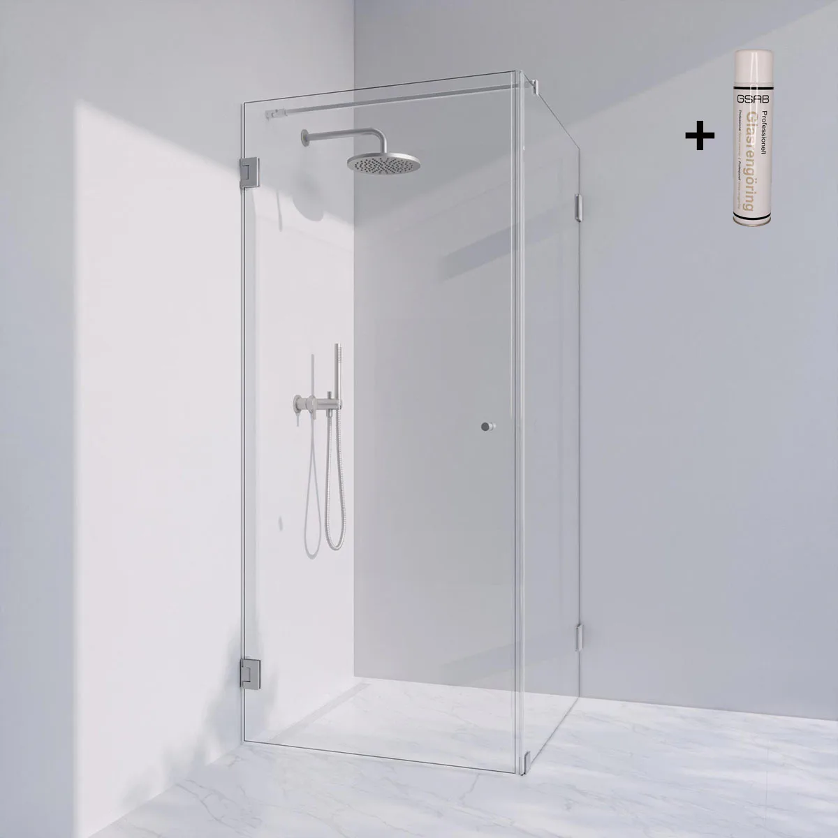 Duschhörn Invitrea Flair GH21 med Glasrengöring