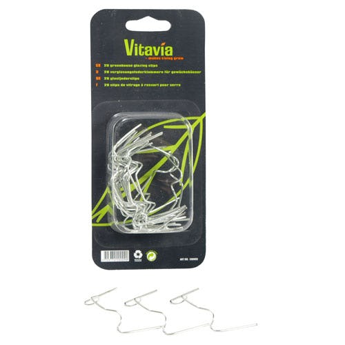 Glasclips Vitavia Glasclips till Växthusglas 20 st