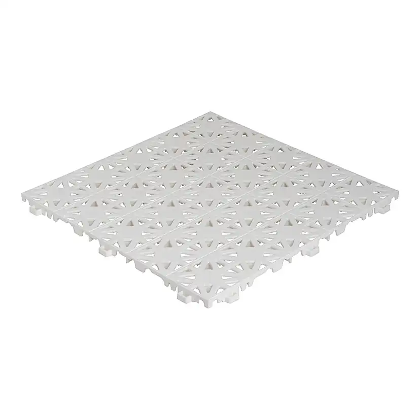 Golvplatta Hestraplattan Hestra Snow White Golvtrall i Plast