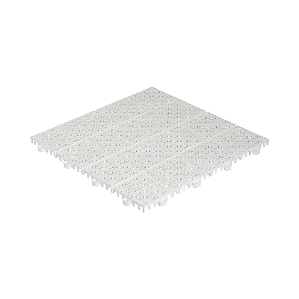 Golvplatta Hestraplattan Universa Snow White Golvtrall i Plast