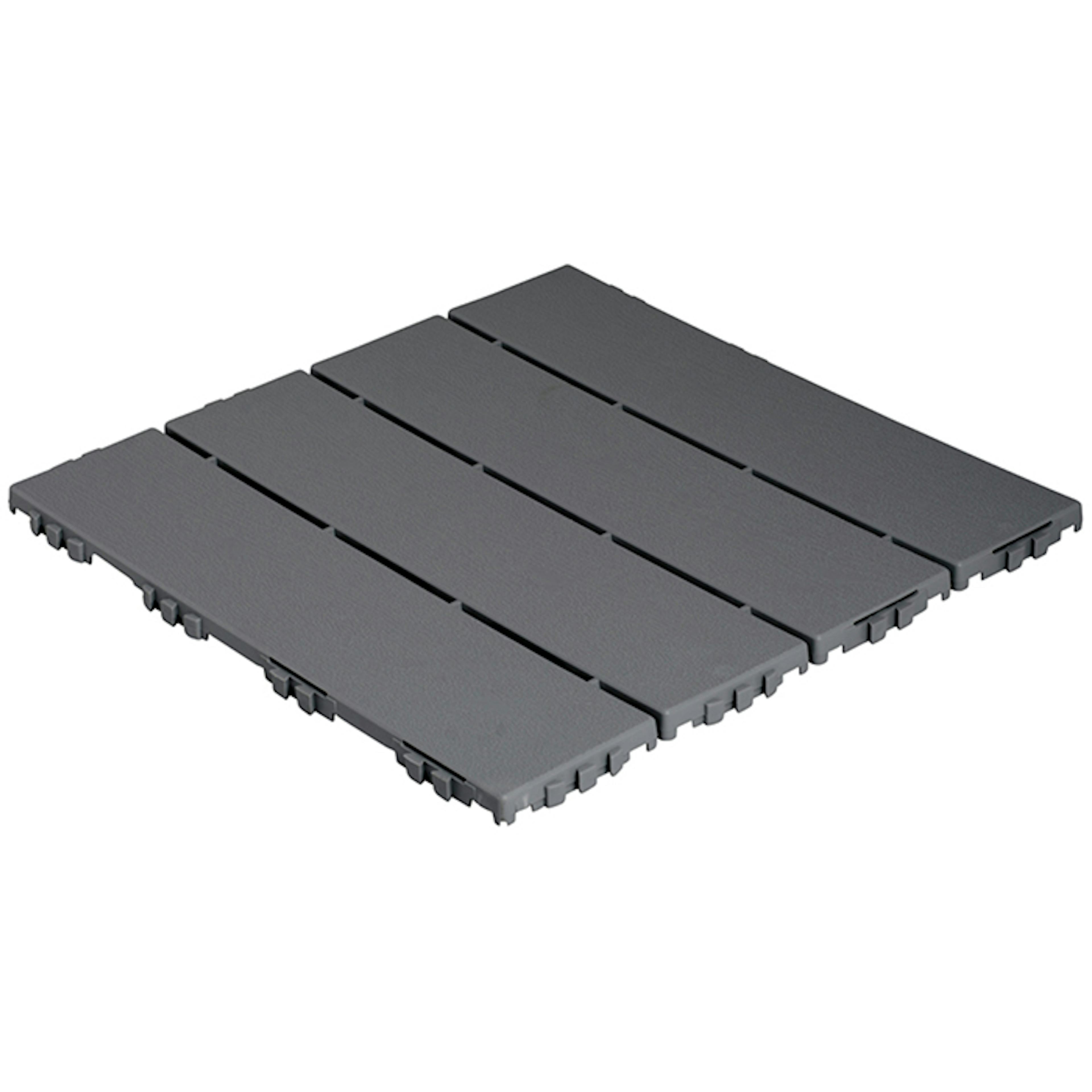 Golvplatta Hestraplattan WoodLook Iron Ore Golvtrall i Plast