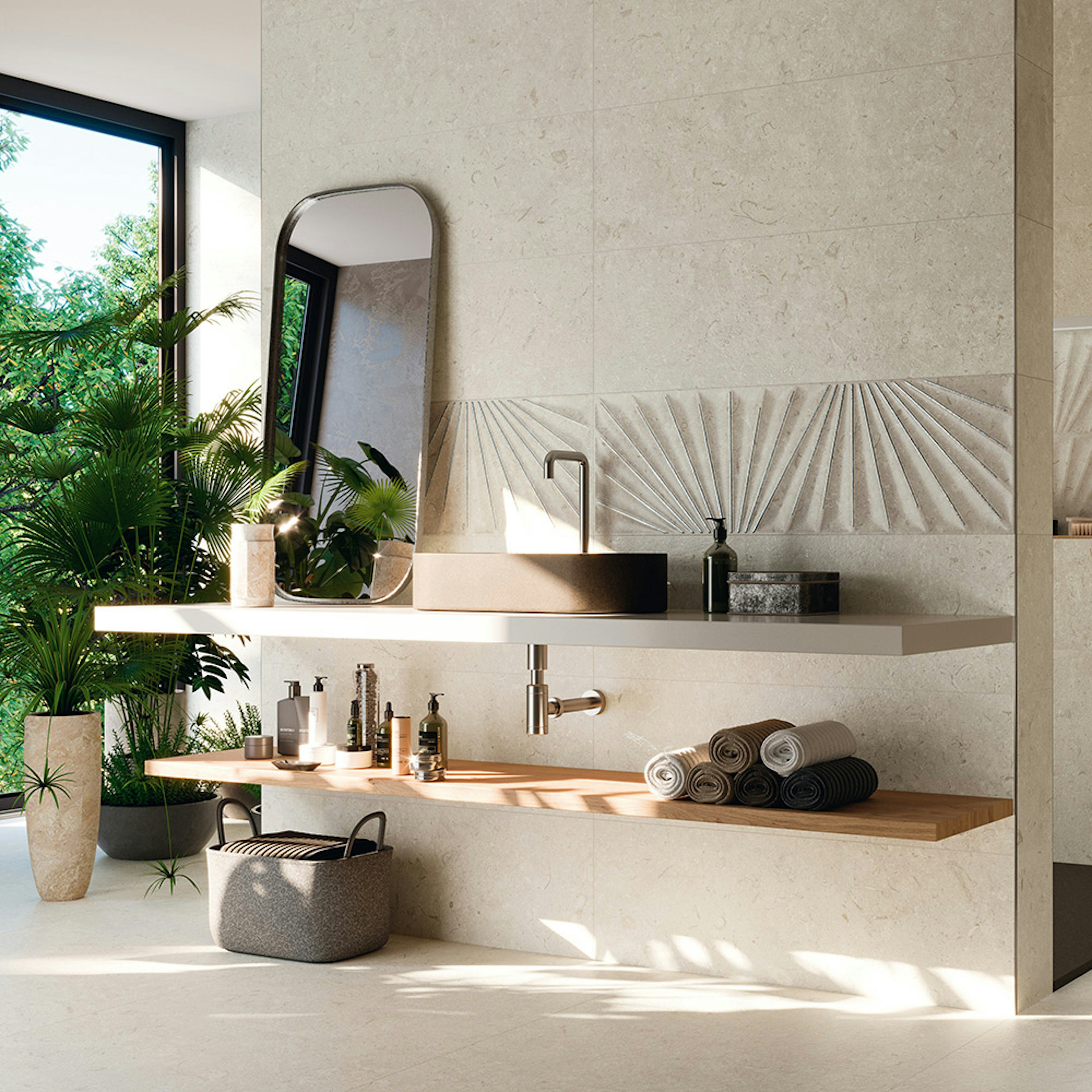 Klinker Tenfors Gotlandssten Bone 60x60 cm