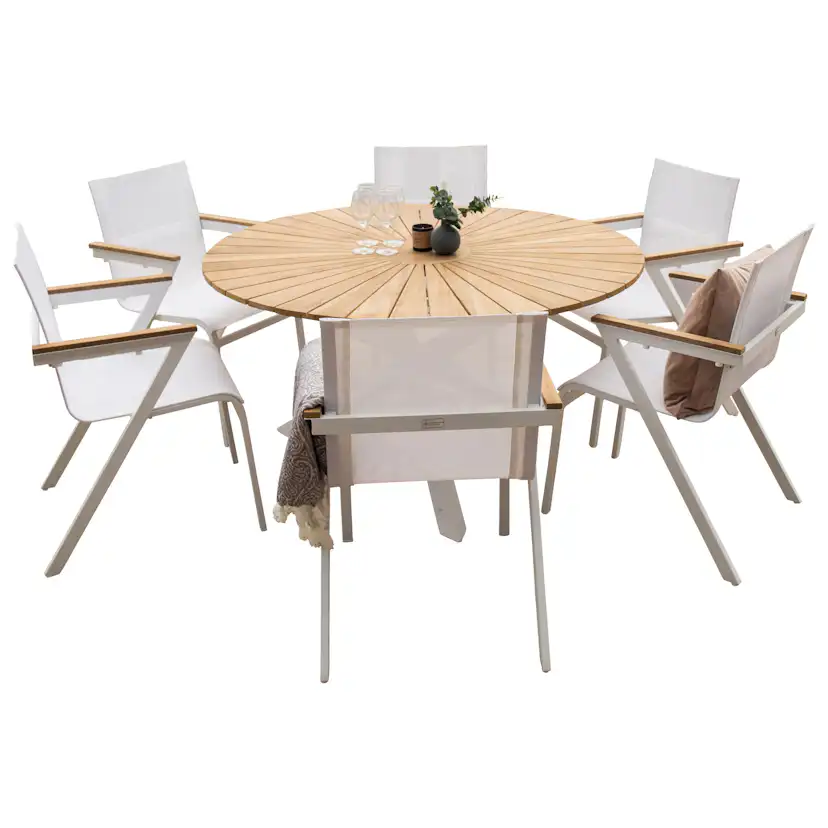 Matgrupp Venture Home Meya Ø 140 med 6 Stolar