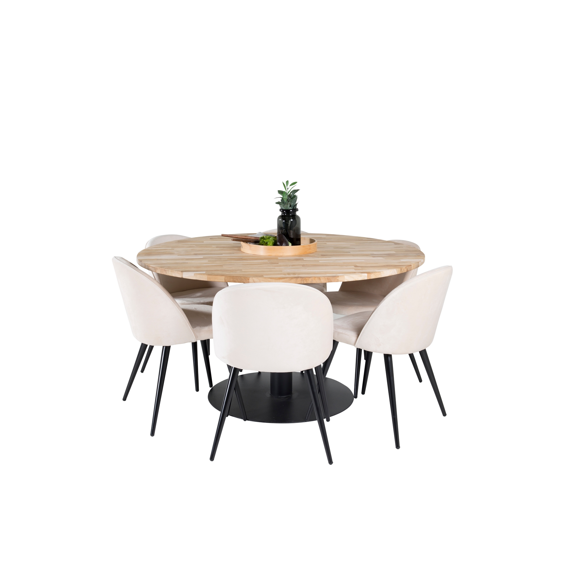 Matgrupp Venture Home Cornelia med 6 Valentina Stolar