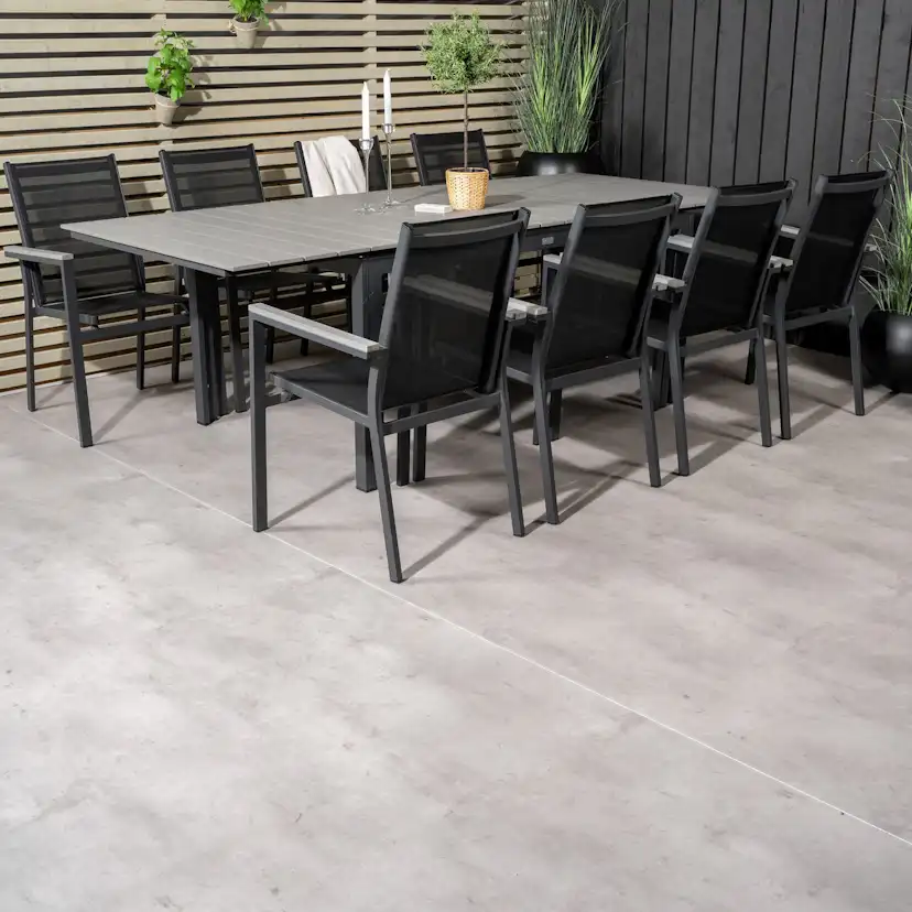 Matgrupp Venture Home Lova 160/240 med 8 Pincy Stolar