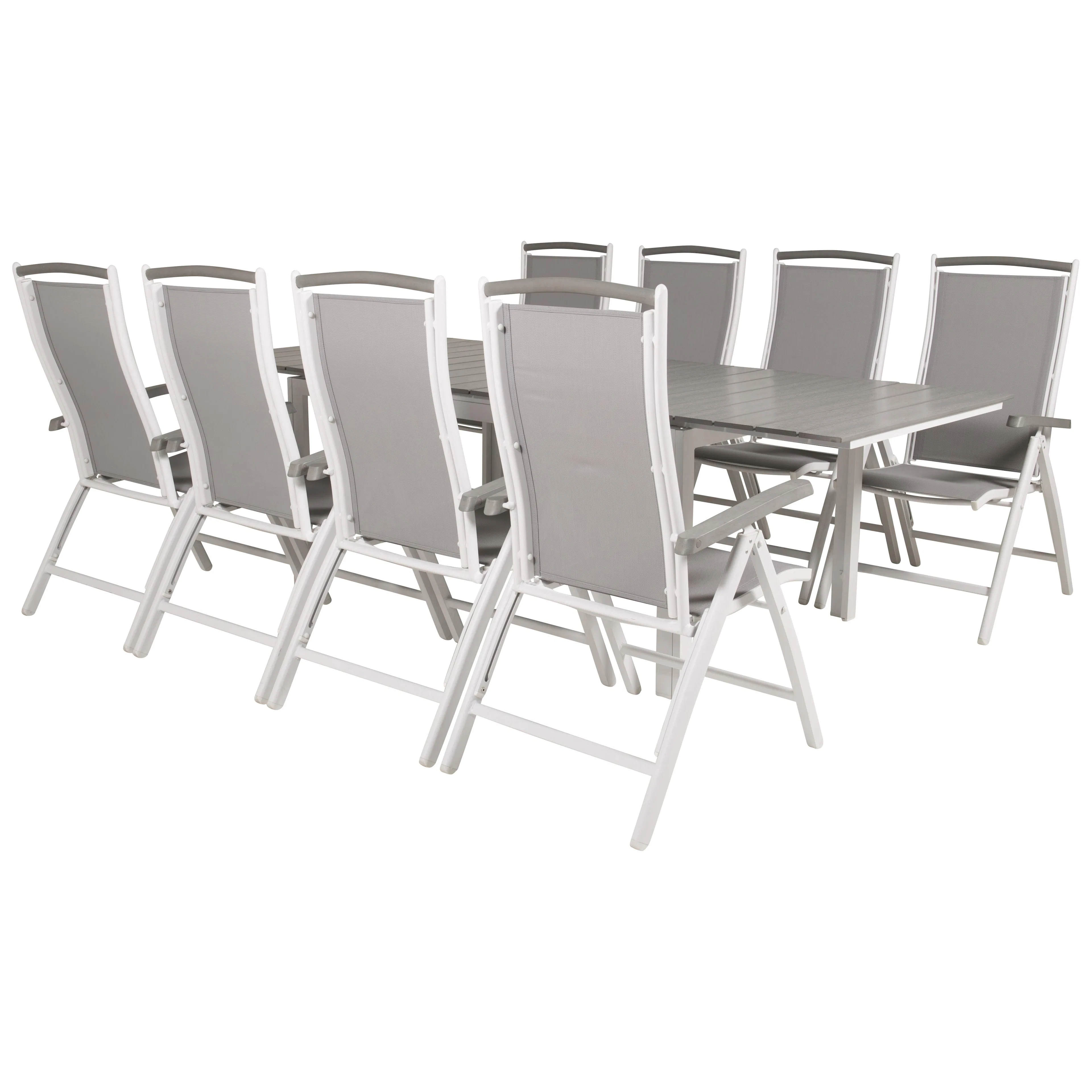 Matgrupp Venture Home Lova 160/240 med 8 Aleyna Stolar