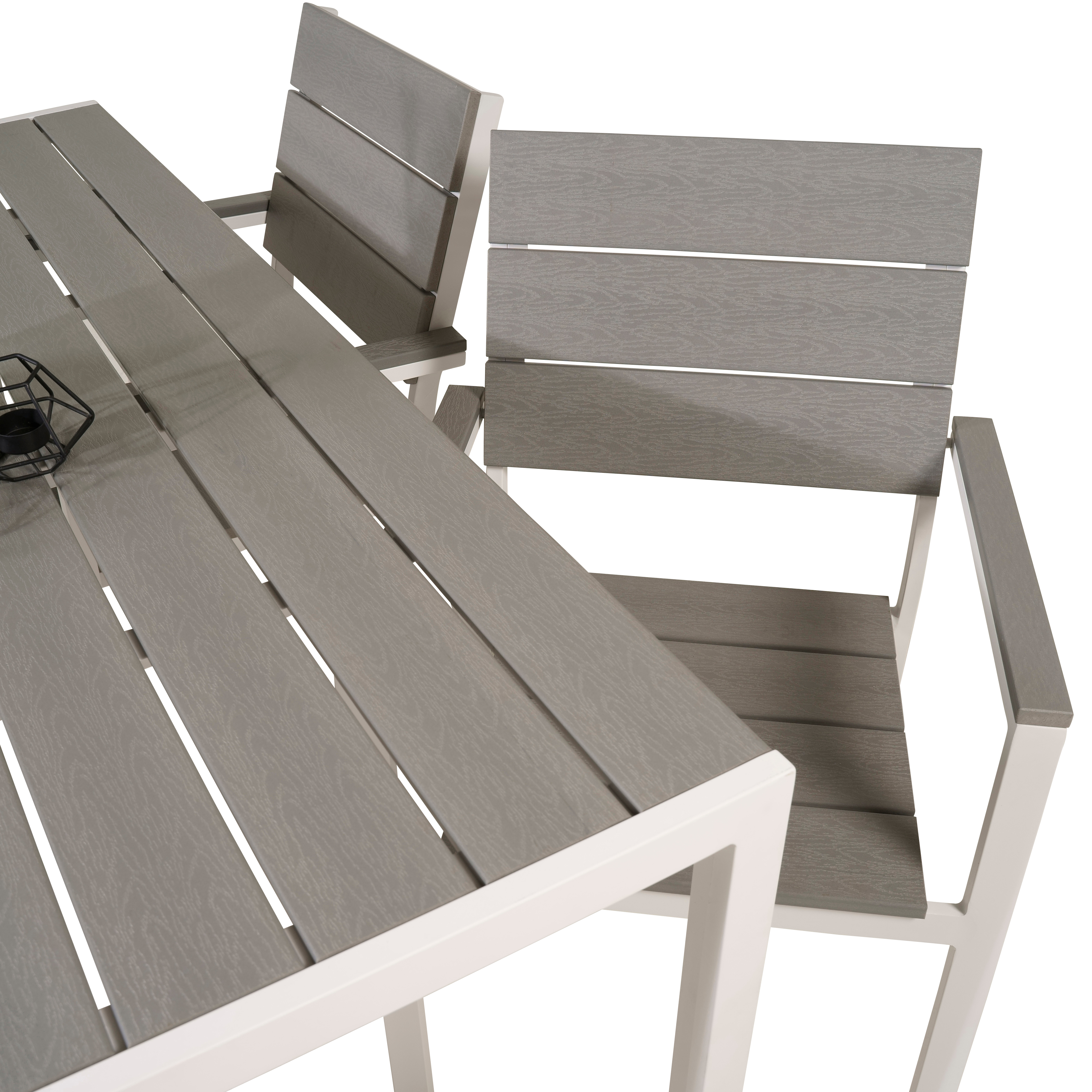 Matgrupp Utomhus Venture Home Bront 150 med 4 Lova Trädgårdsstolar