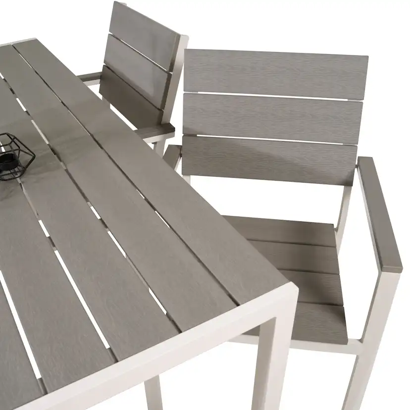 Matgrupp Utomhus Venture Home Bront 150 med 4 Lova Trädgårdsstolar