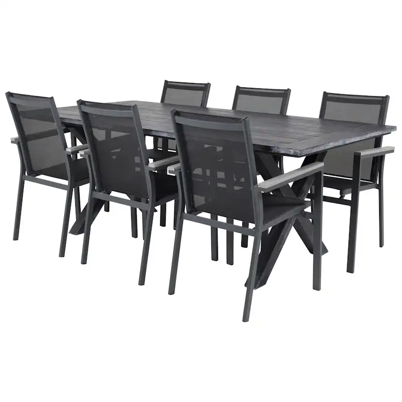 Matgrupp Venture Home Rossi 200 med 6 Pincy Stolar