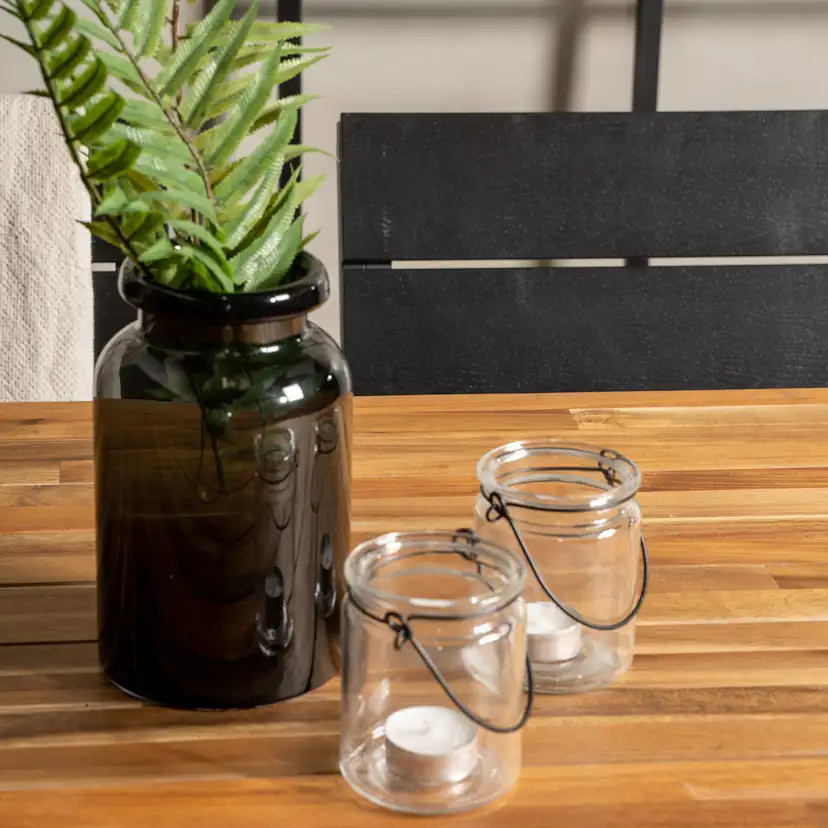 Matgrupp Utomhus Venture Home Berfin med 6 Lova Trädgårdsstolar