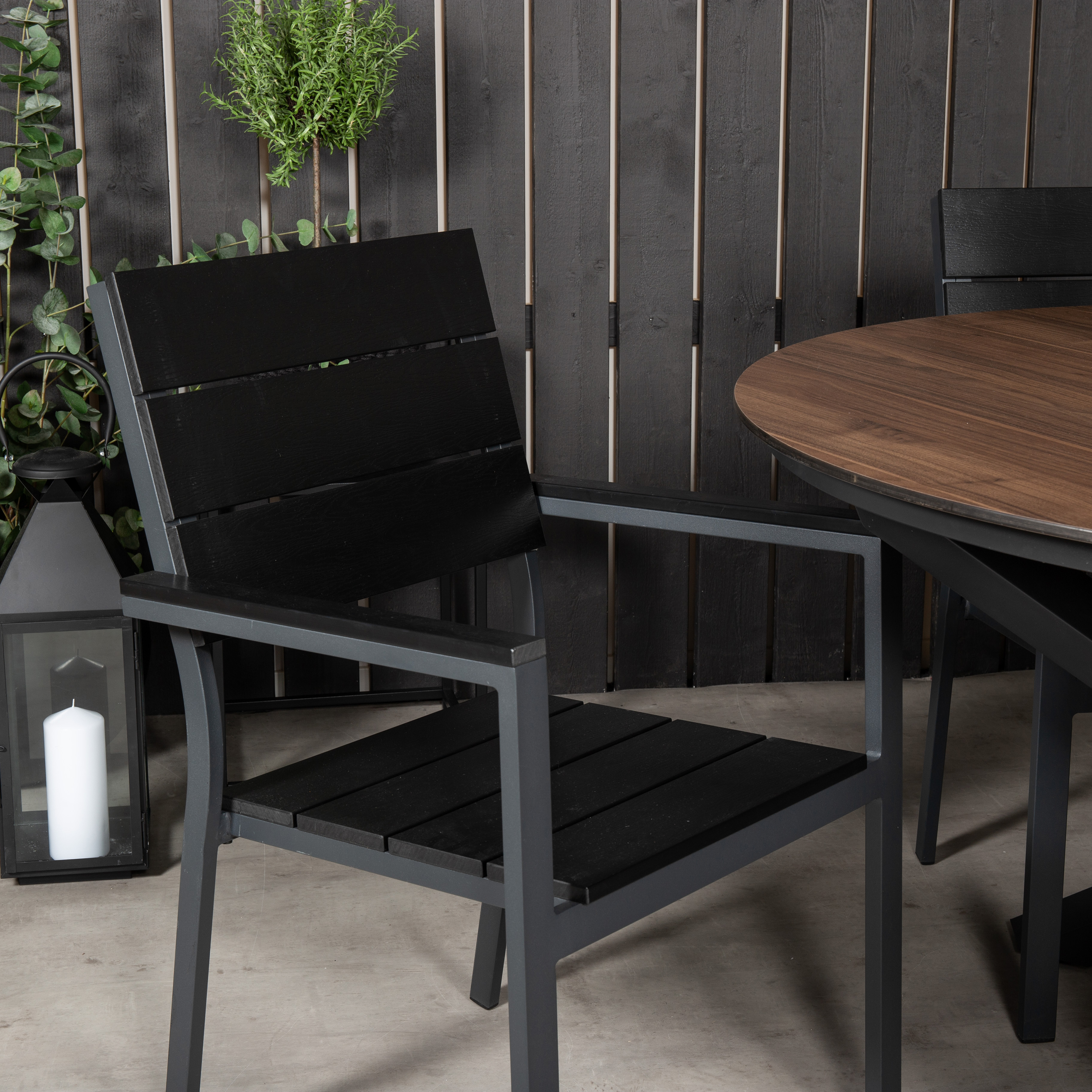 Matgrupp Venture Home Lea Ø 120 med 4 Lova Stolar