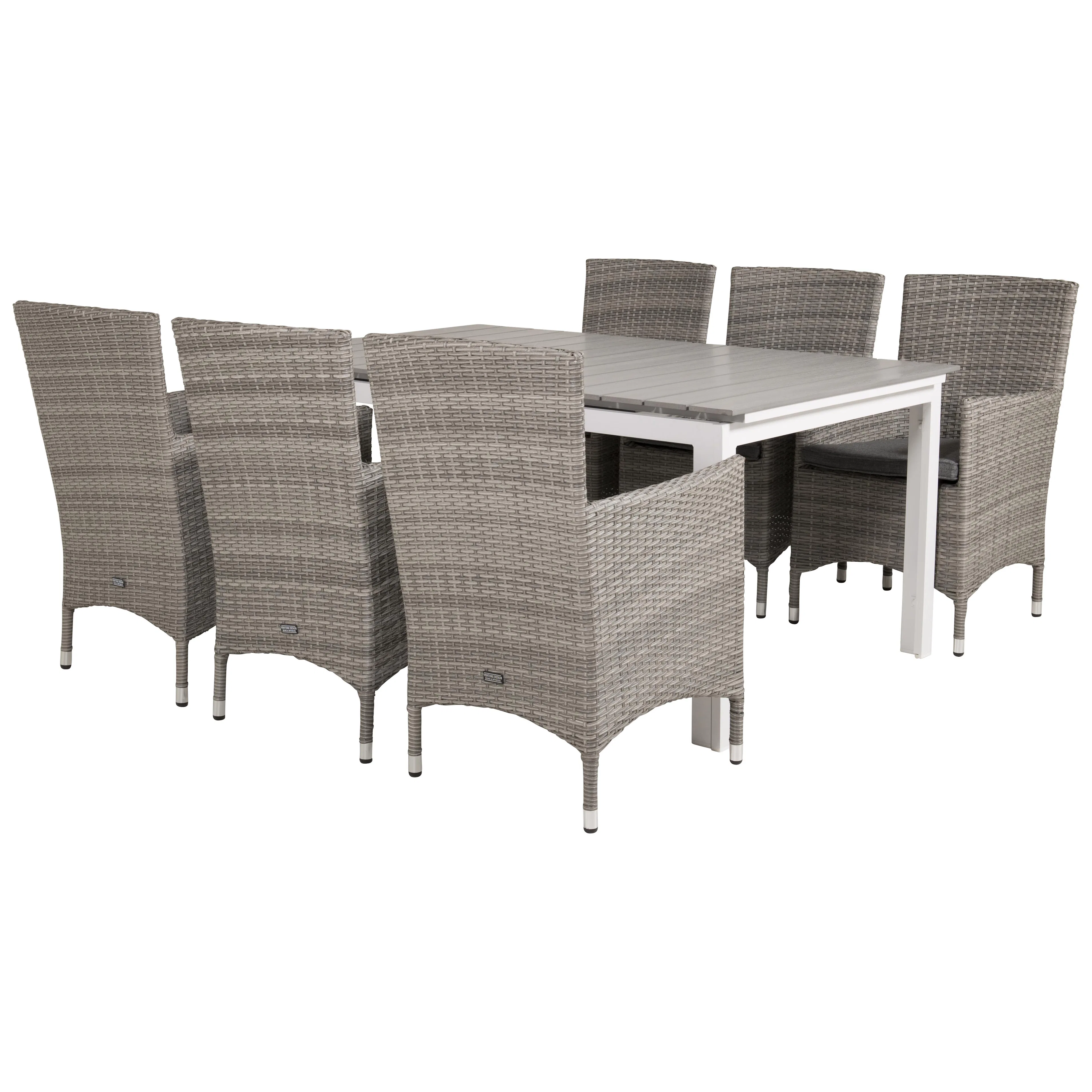 Matgrupp Venture Home Lova 160/240 med 6 Milwa Stolar