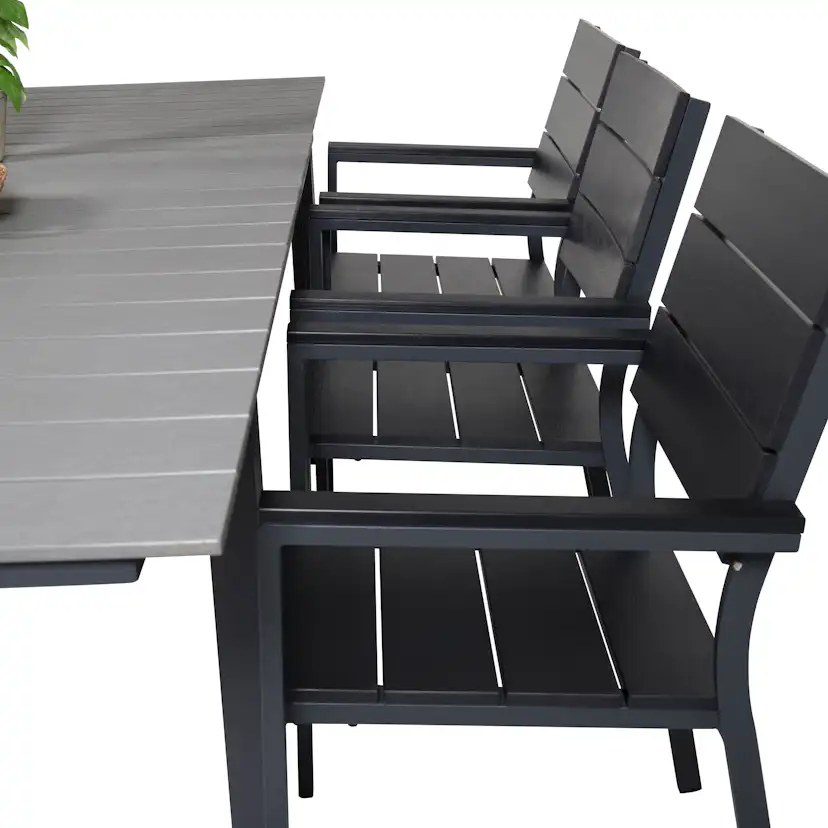 Matgrupp Venture Home Lova 160/240 med 6 Lova Stolar