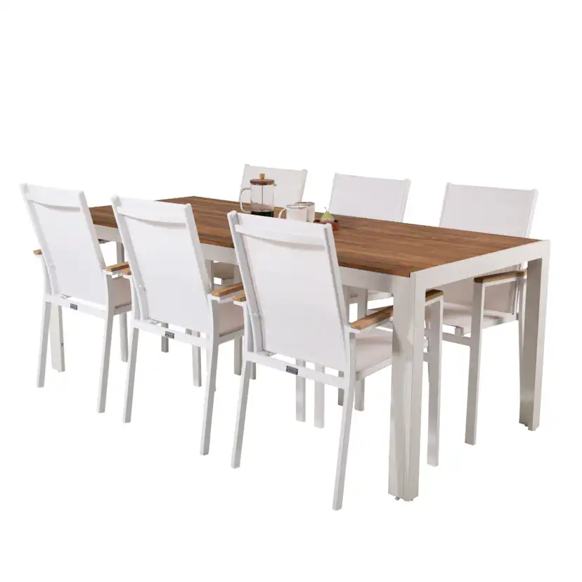 Matgrupp Venture Home Berfin med 6 Thea Matstolar