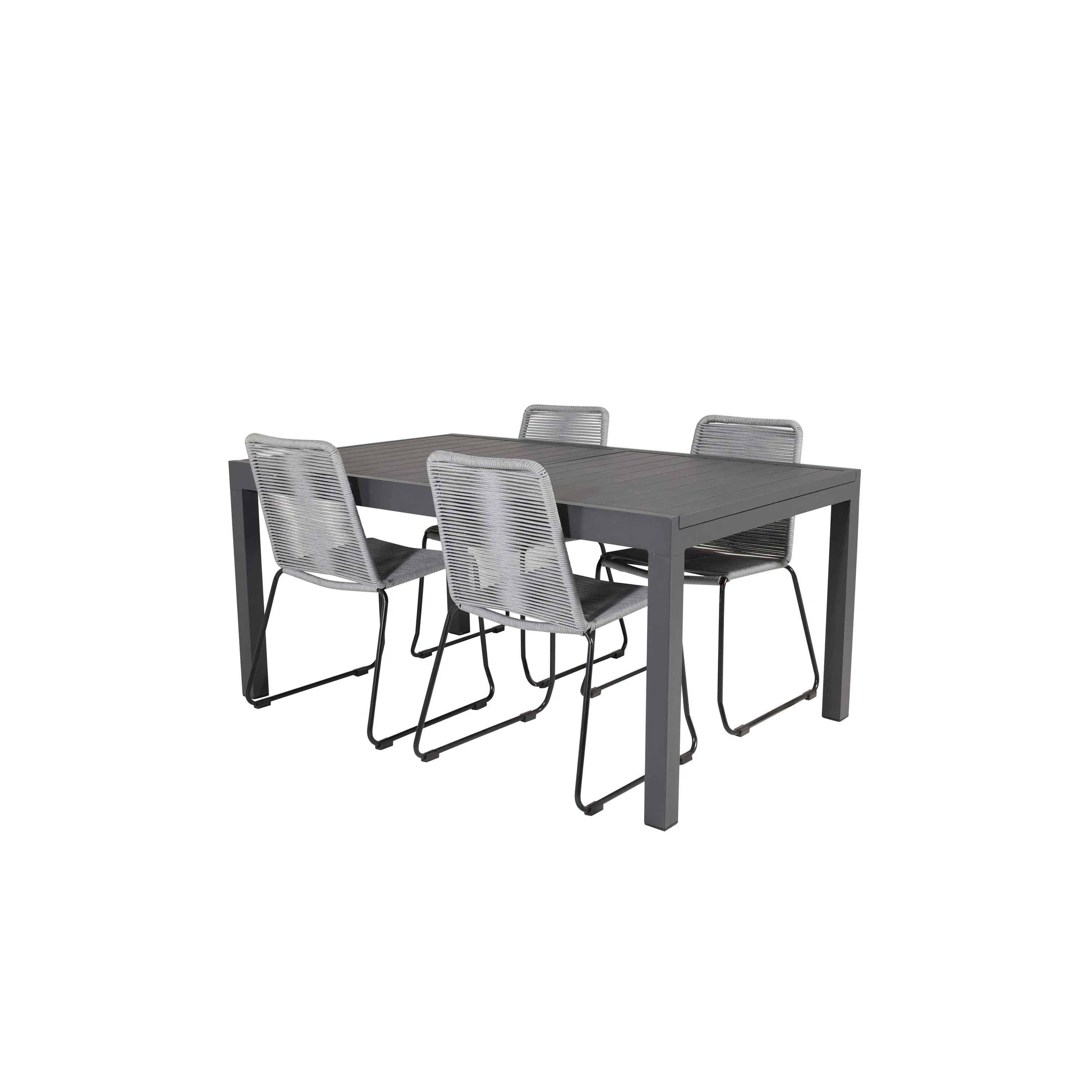 Matgrupp Venture Home Madrid 160/240 med 4 Leon Stolar