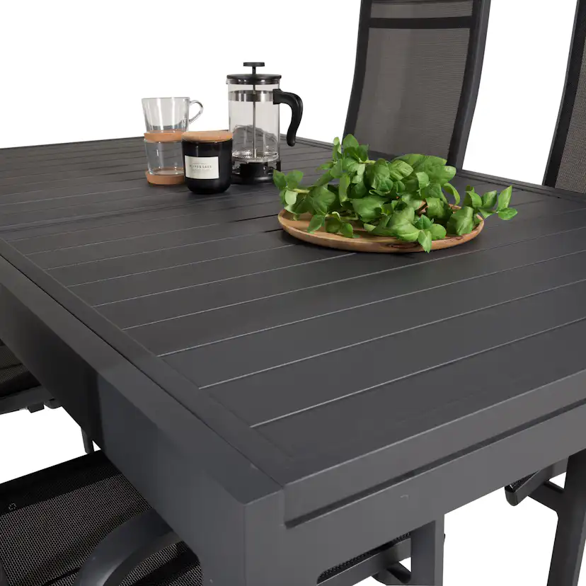 Matgrupp Venture Home Madrid 160/240 med 4 Copacabana Stolar