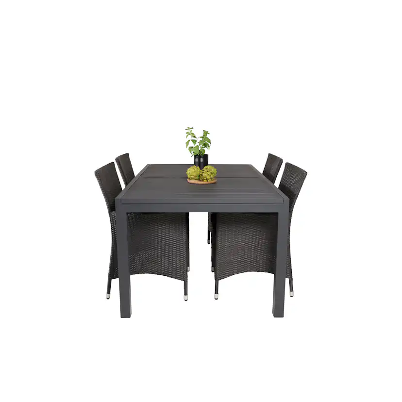 Matgrupp Venture Home Madrid 160/240 med 4 Kira Stolar