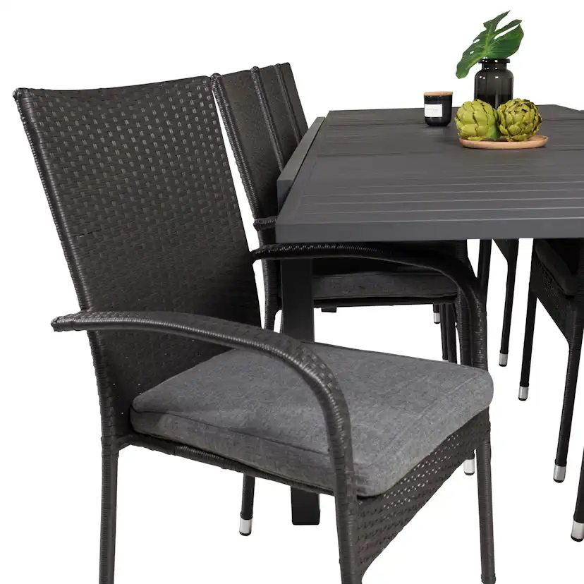 Matgrupp Venture Home Madrid 160/240 med 8 Asta Stolar