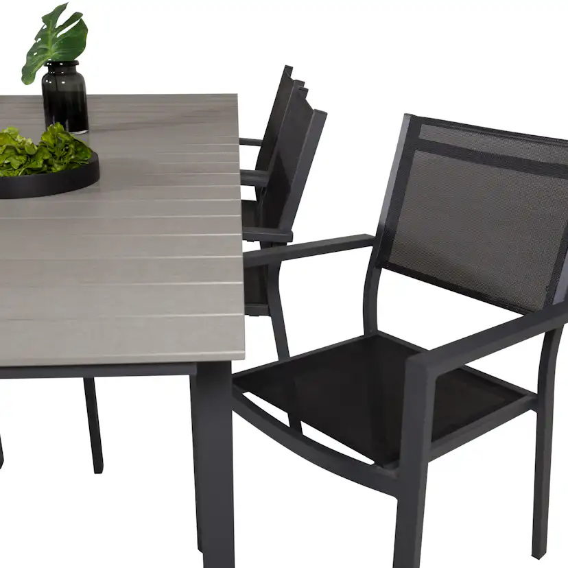 Matgrupp Venture Home Lova 224/324 med 6 Copacabana Karmstolar