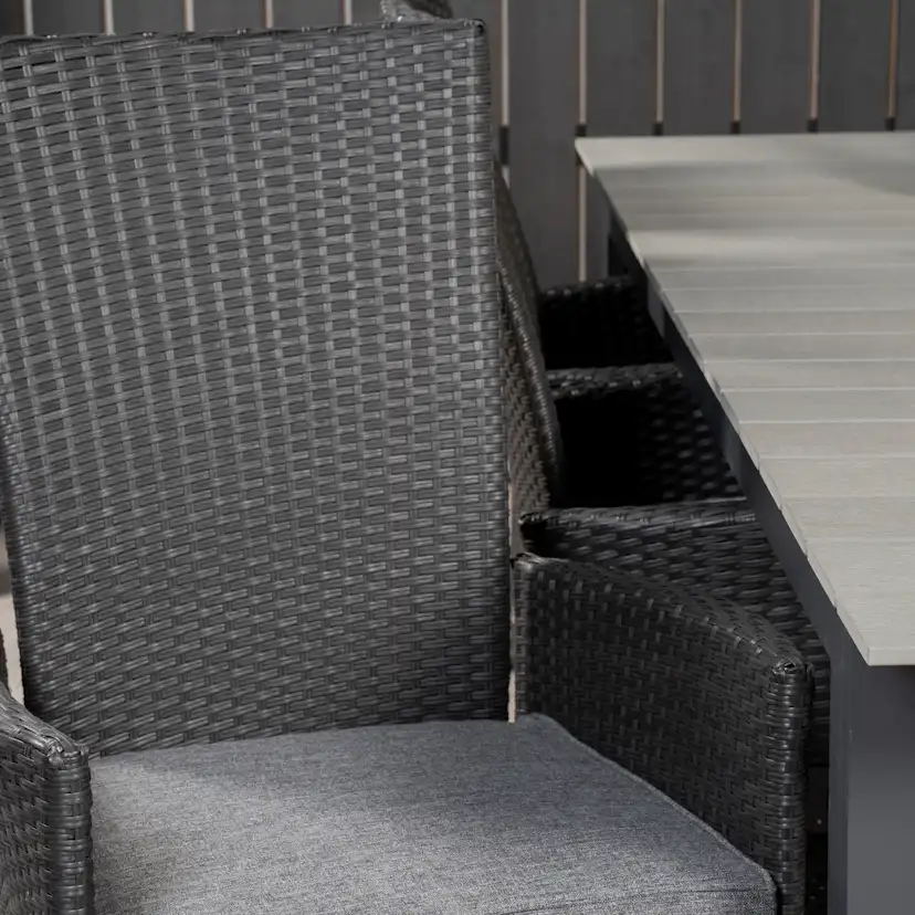 Matgrupp Venture Home Lova 224/324 med 6 Pishi Karmstolar