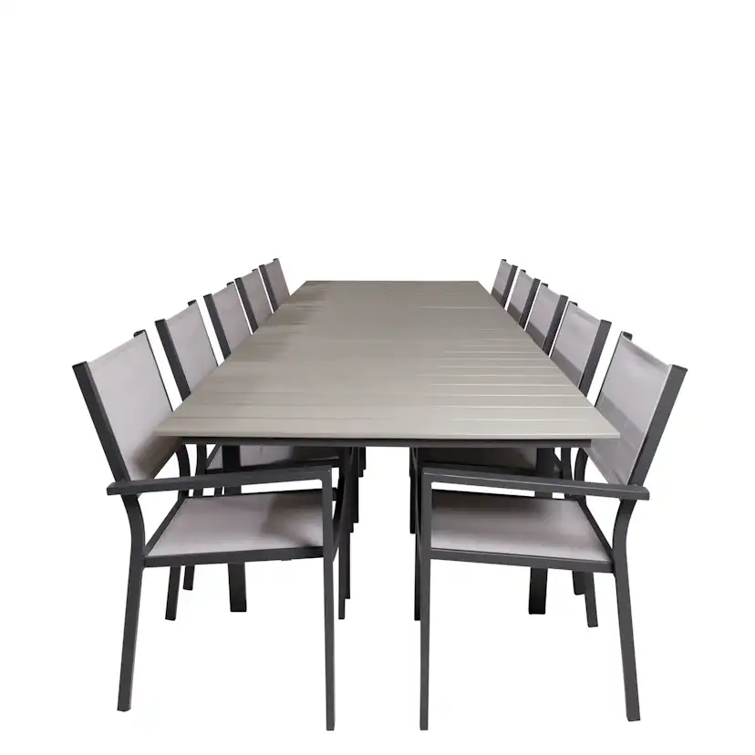 Matgrupp Venture Home Lova 224/324 med 10 Copacabana Karmstolar