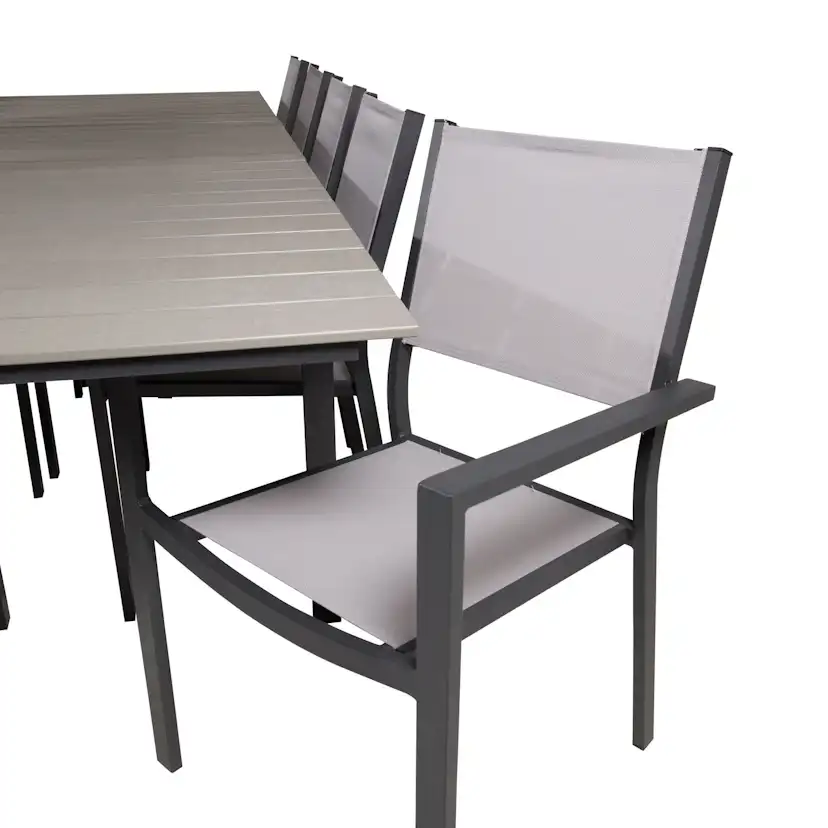 Matgrupp Venture Home Lova 224/324 med 10 Copacabana Karmstolar