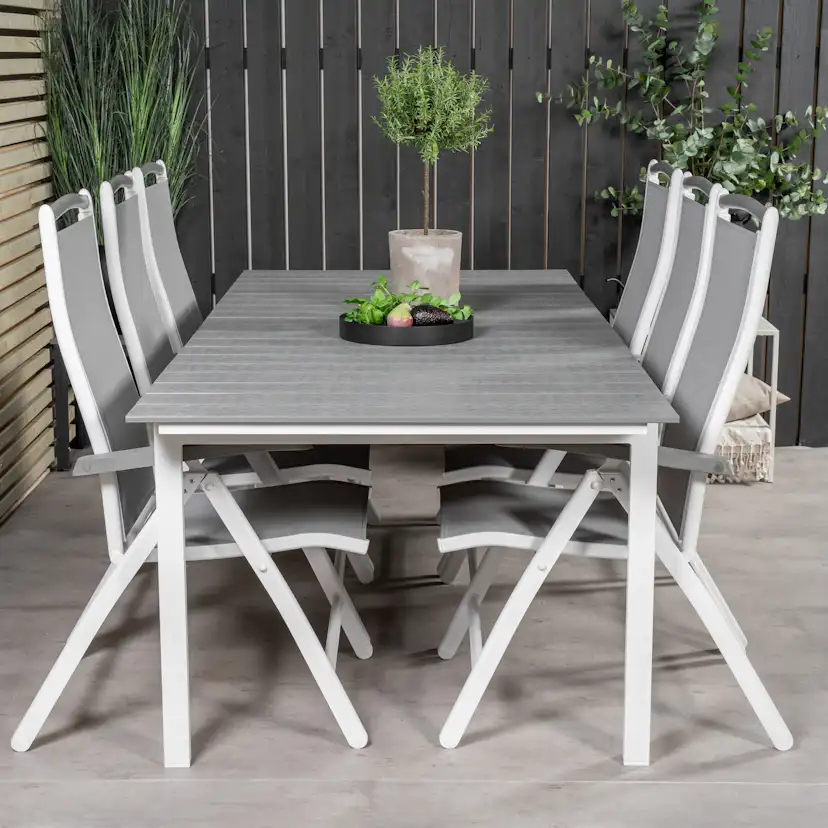 Matgrupp Venture Home Lova 224/324 med 6 Aleyna Stolar