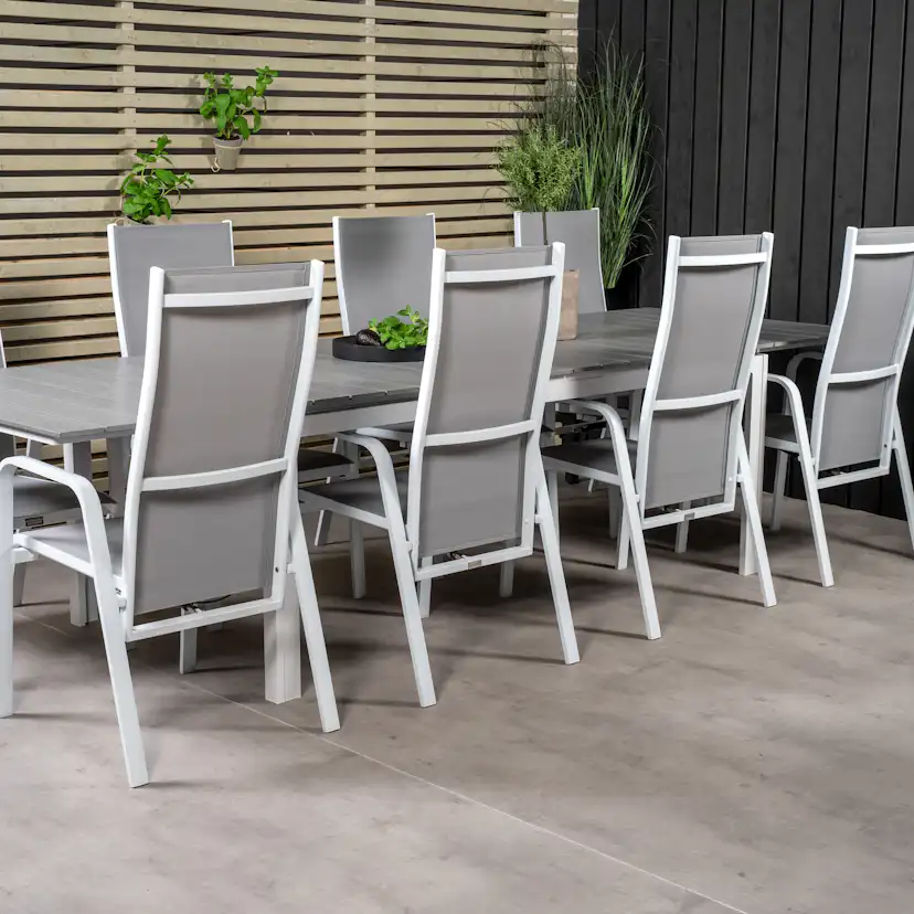 Matgrupp Venture Home Lova 224/324 med 8 Copacabana Stolar