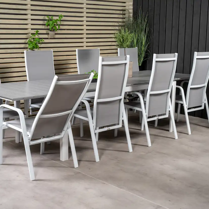 Matgrupp Venture Home Lova 224/324 med 8 Copacabana Stolar